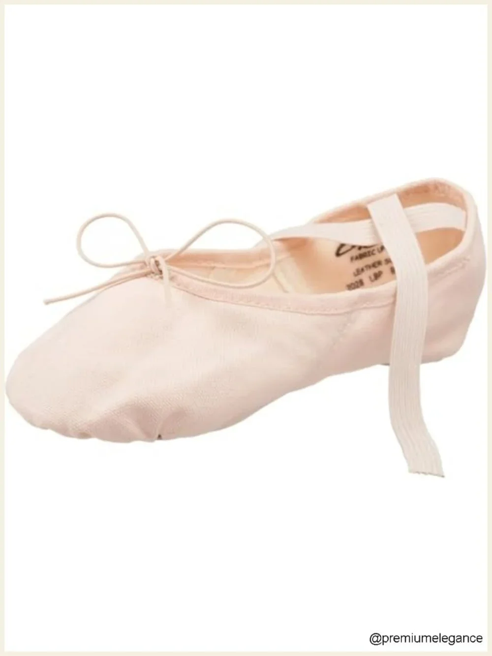 Canvas Split-Sole Ballet Shoe with Suede Patches